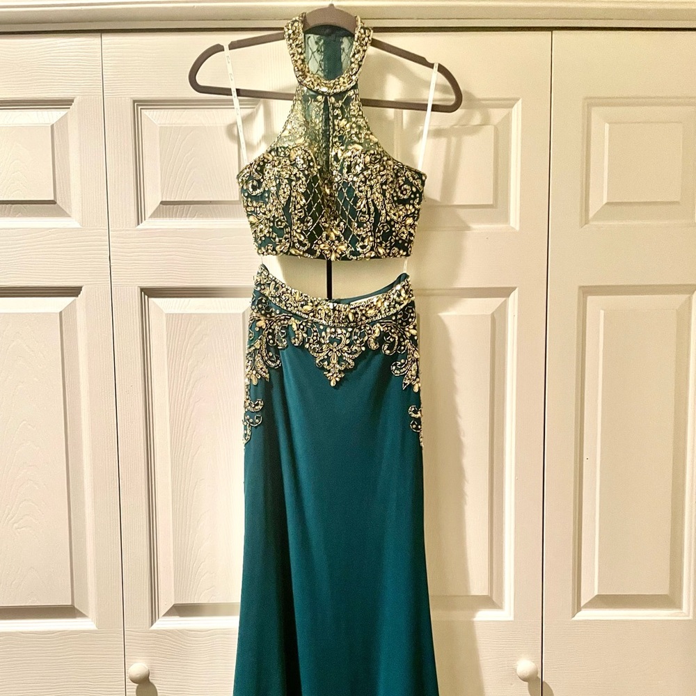Camille two-piece prom/formal dress
